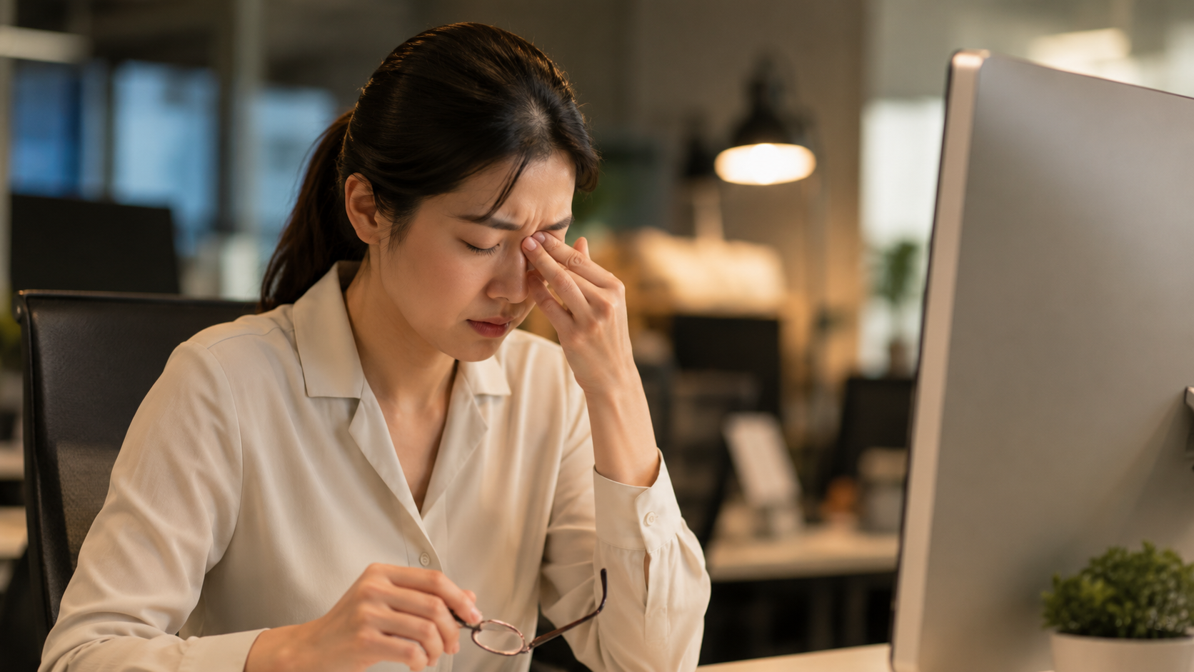 Tired eyes: It’s not your eyes, it’s your scalp.