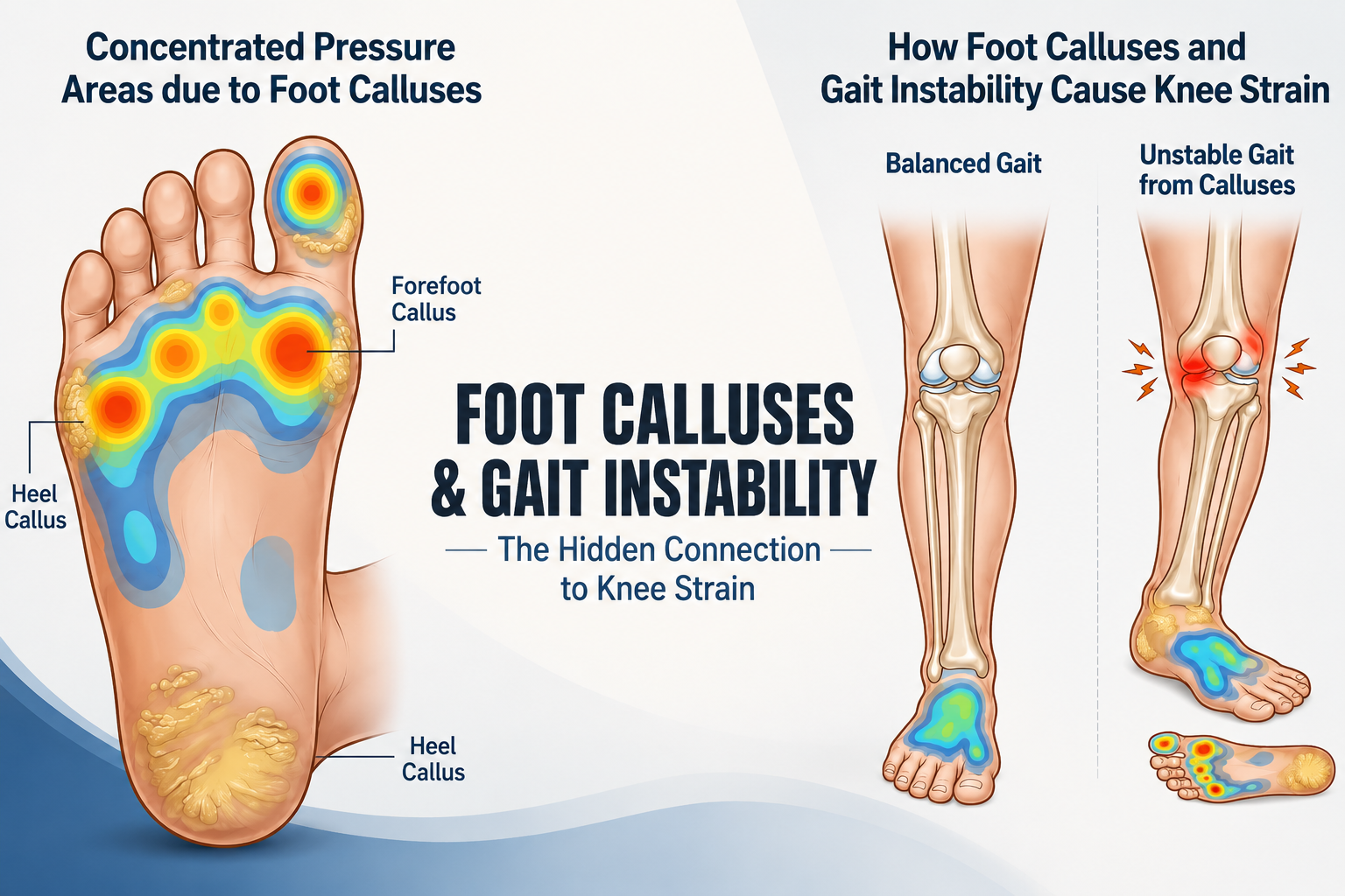 Can Thick Foot Calluses Really Destroy Your Walking Balance?